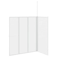 Schermo da Bagno Glassato 120 x 70 x 137 cm 42023507