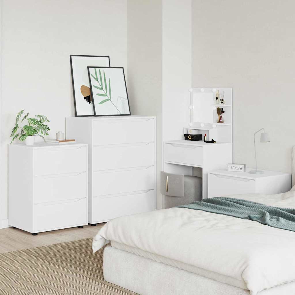 Armadi di Stoccaggio 2 pcs Bianco 80 x 48 x 105 cm 3406225