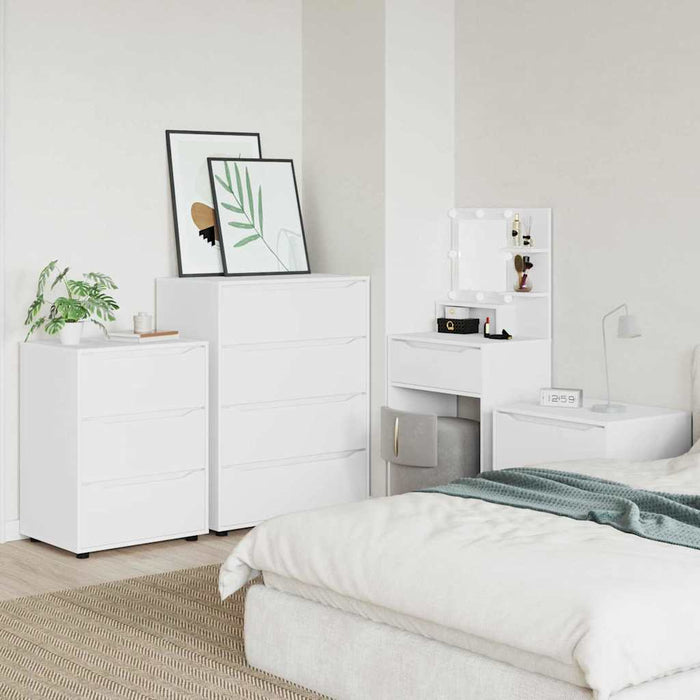 Armadi di Stoccaggio 2 pcs Bianco 80 x 48 x 105 cm 3406225