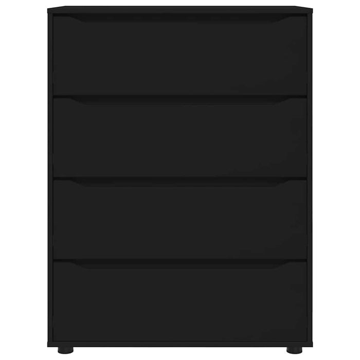 Armadi di Stoccaggio 2 pcs Nero 80 x 48 x 105 cm 3406226