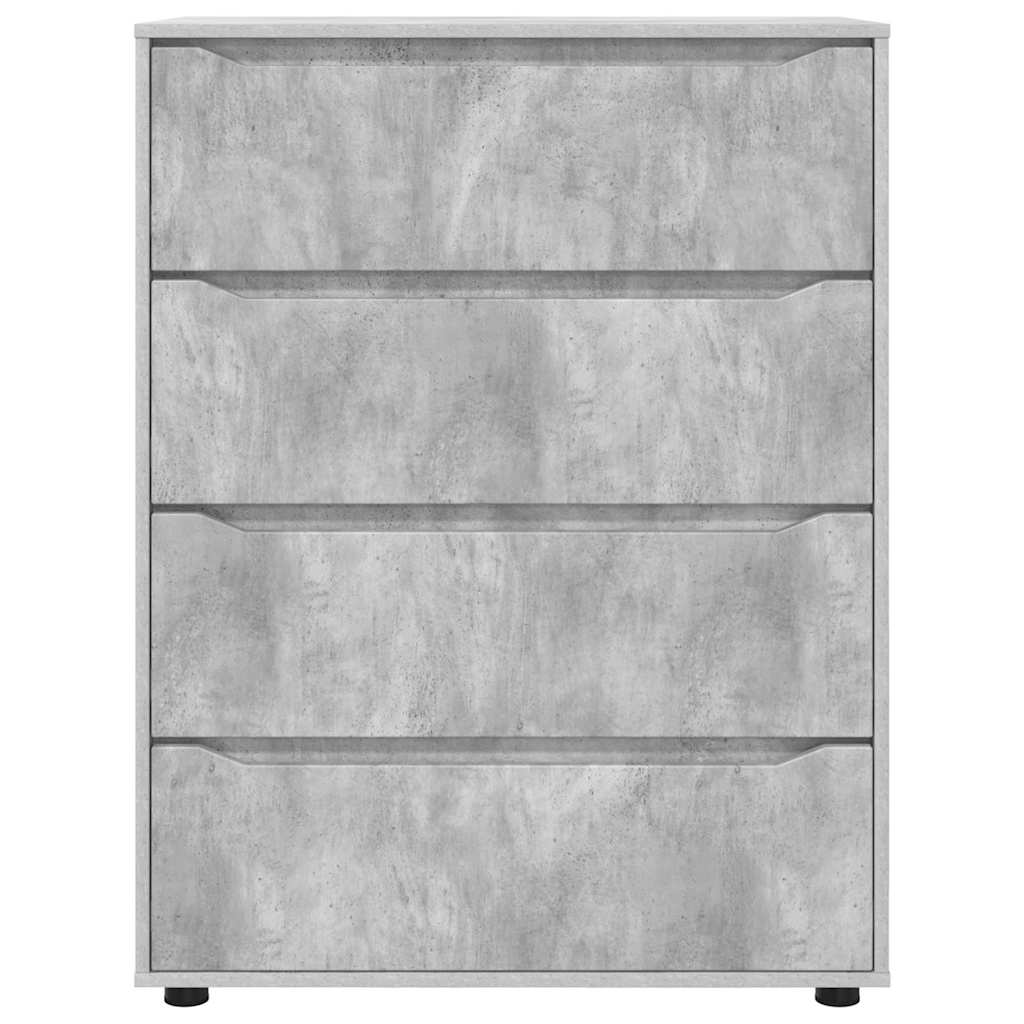 Armadi di Stoccaggio 2 pcs Grigio cemento 80 x 48 x 105 cm 3406228