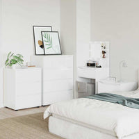 Armadi di Stoccaggio 2 pcs Bianco Lucido 80 x 48 x 105 cm 3406229