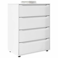 Armadi di Stoccaggio 2 pcs Bianco Lucido 80 x 48 x 105 cm 3406229