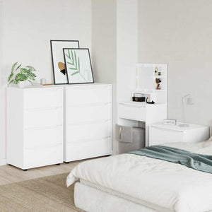 Armadi di Stoccaggio 2 pcs Bianco 60 x 48 x 105 cm 3406235