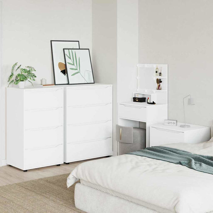 Armadi di Stoccaggio 2 pcs Bianco 60 x 48 x 105 cm 3406235