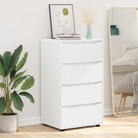 Armadi di Stoccaggio 2 pcs Bianco 60 x 48 x 105 cm 3406235