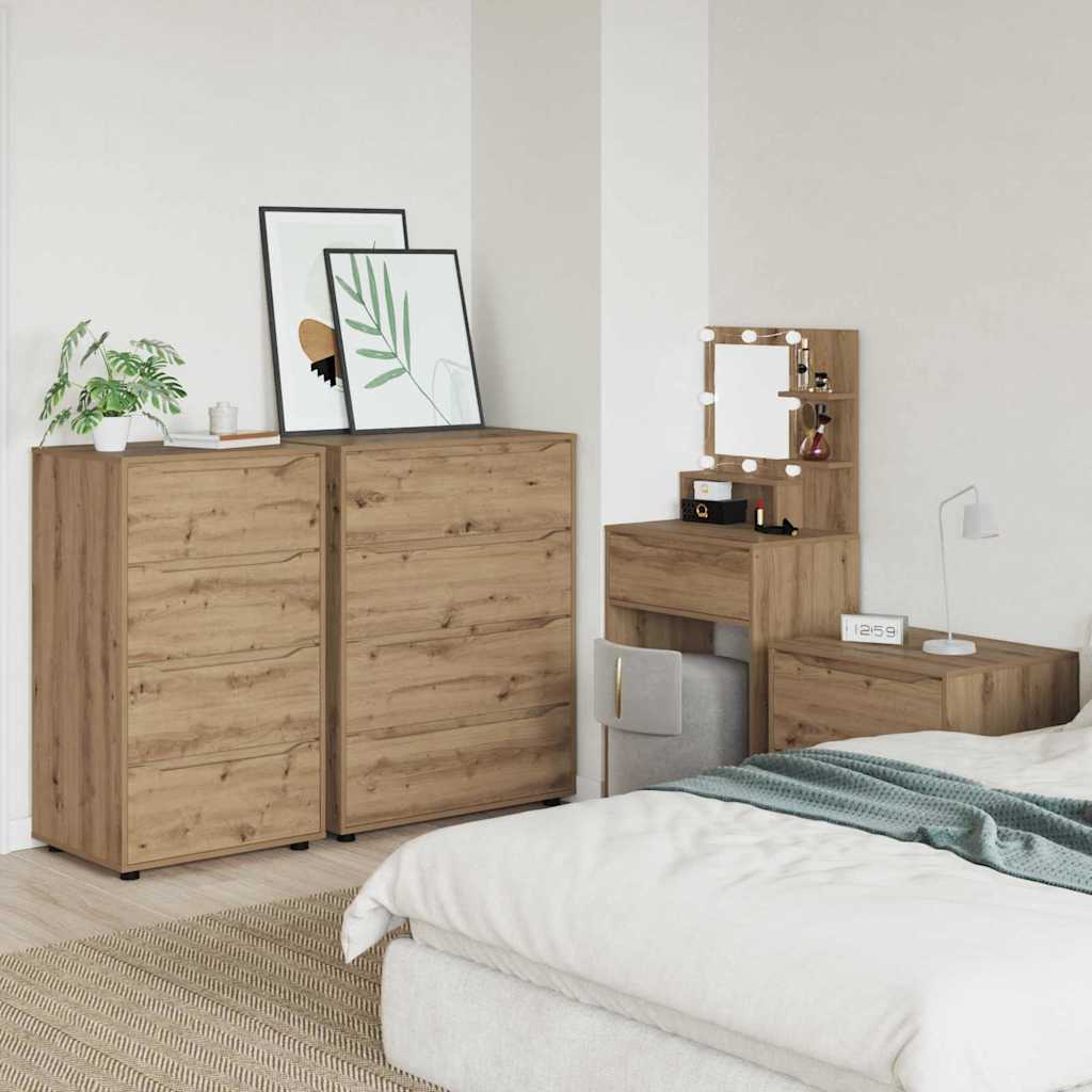 Armadi di Stoccaggio 2 pcs Rovere artigianale 60 x 48 x 105 cm 3406244