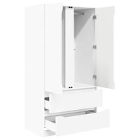 Mobile da Bagno Bianco 79,5 x 49 x 156 cm Legno multistrato 3406245