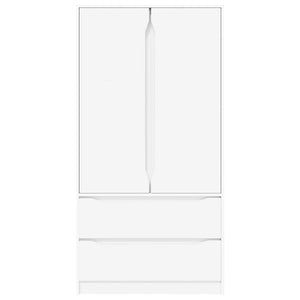 Mobile da Bagno Bianco 79,5 x 49 x 156 cm Legno multistrato 3406245