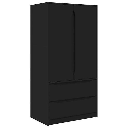 Mobile da Bagno Nero 79,5 x 49 x 156 cm Legno multistrato 3406246