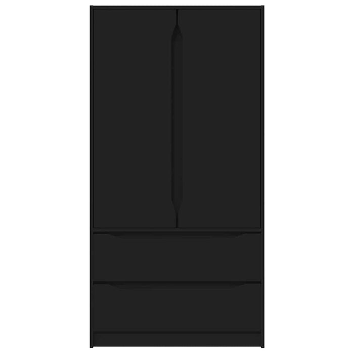 Mobile da Bagno Nero 79,5 x 49 x 156 cm Legno multistrato 3406246