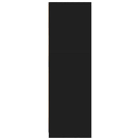 Mobile da Bagno Nero 79,5 x 49 x 156 cm Legno multistrato 3406246