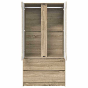 Mobile da Bagno con cassetto Rovere Sonoma 79,5 x 49 x 156 cm 3406247