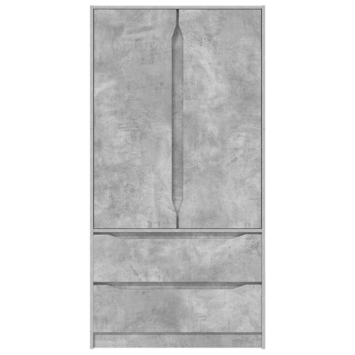 Mobile da Bagno con cassetto Grigio cemento 79,5 x 49 x 156 cm 3406248