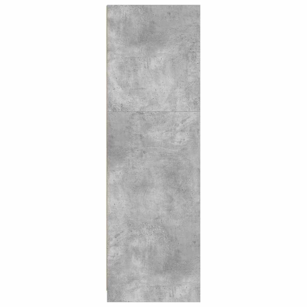 Mobile da Bagno con cassetto Grigio cemento 79,5 x 49 x 156 cm 3406248