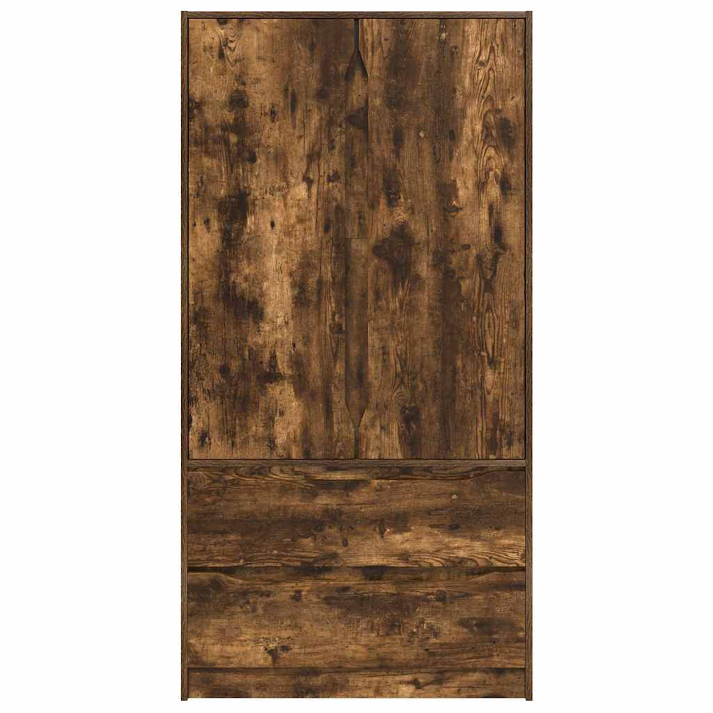 Mobile da Bagno con cassetto Rovere fumé 79,5 x 49 x 156 cm 3406250