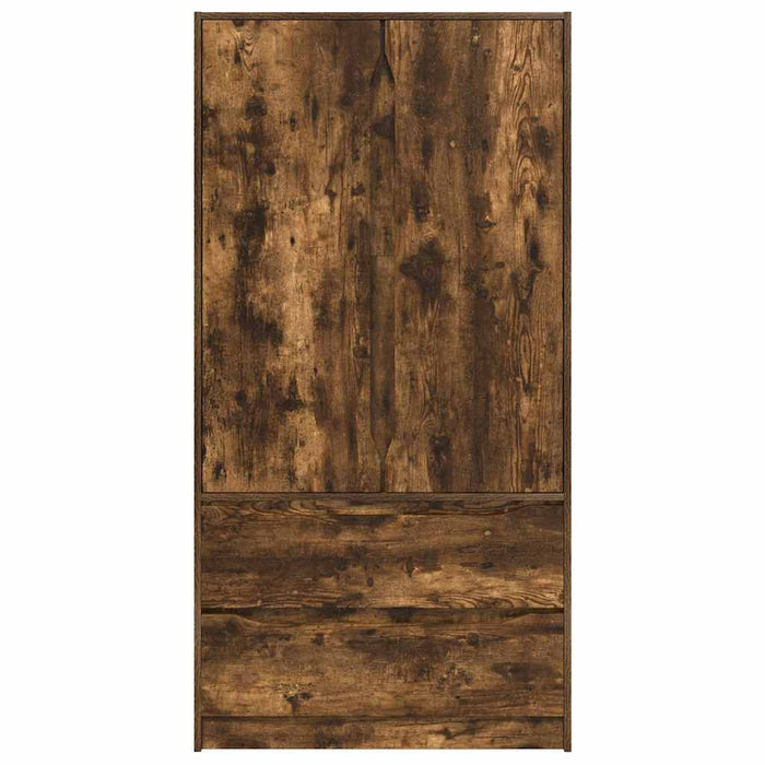 Mobile da Bagno con cassetto Rovere fumé 79,5 x 49 x 156 cm 3406250