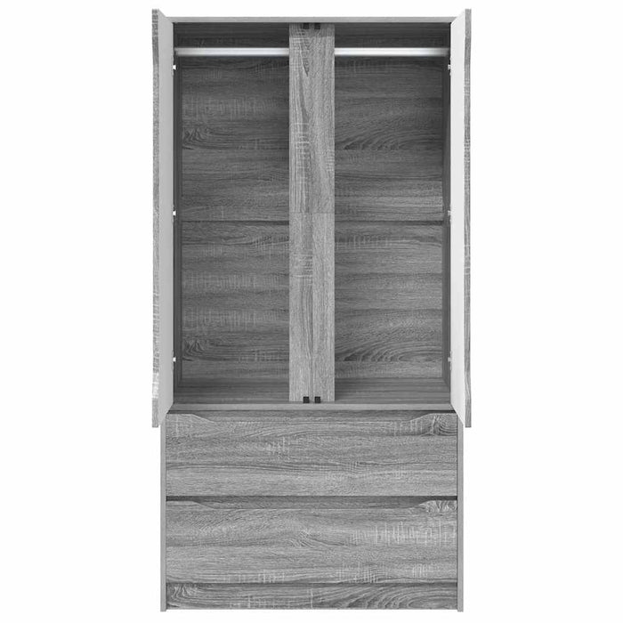 Mobile da Bagno con cassetto Grigio Sonoma 79,5 x 49 x 156 cm 3406251