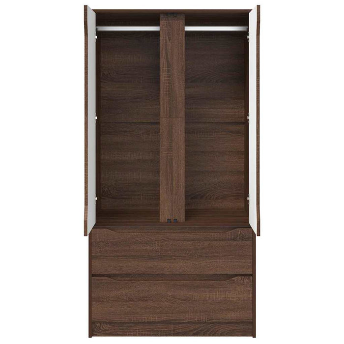 Mobile da Bagno con cassetto Rovere Marrone 79,5 x 49 x 156 cm 3406252