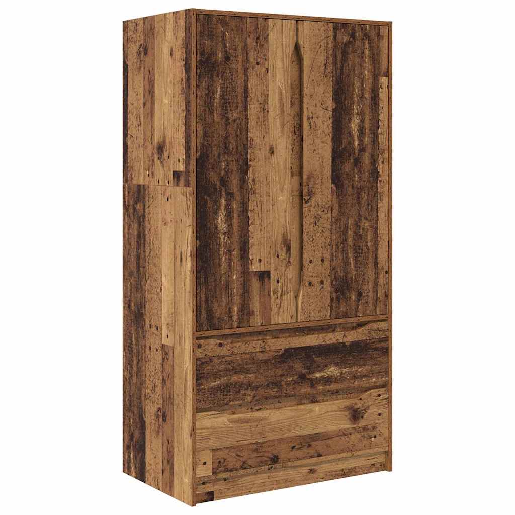 Mobile da Bagno con cassetto Legno vecchio 79,5 x 49 x 156 cm 3406253