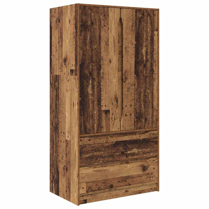 Mobile da Bagno con cassetto Legno vecchio 79,5 x 49 x 156 cm 3406253