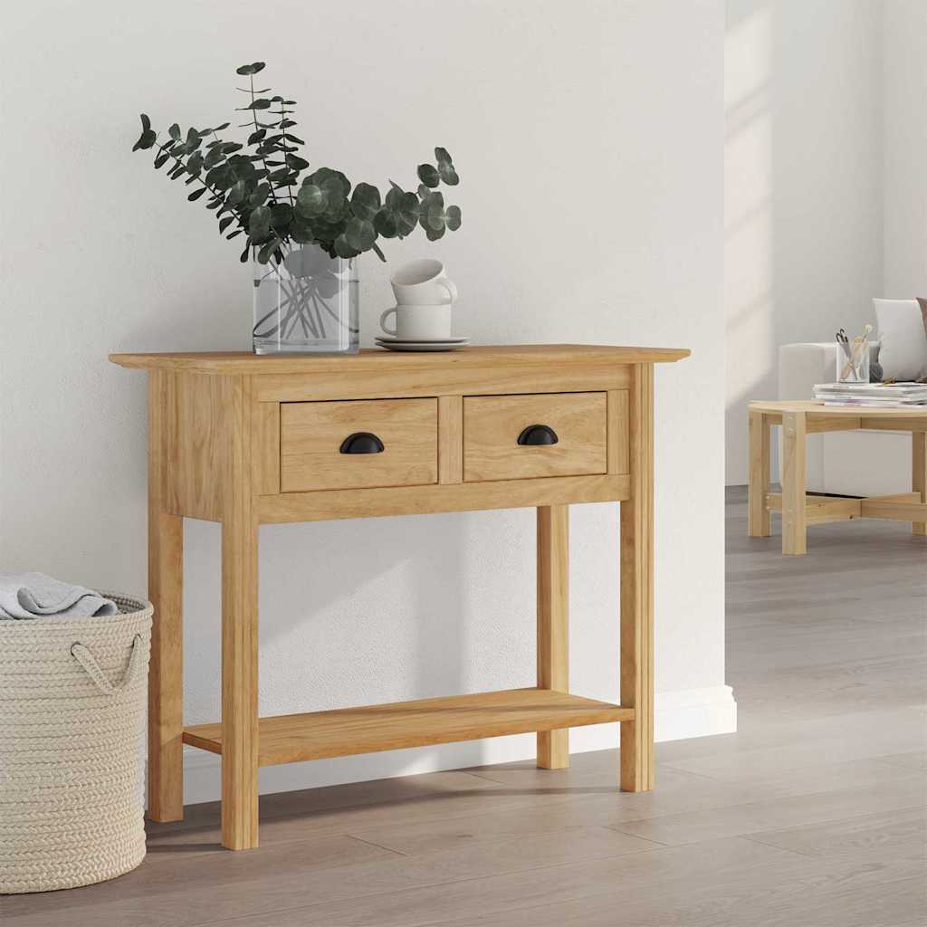 Tavolo consolle BODO Marrone miele 91 x 34.7 x 74 cm 42023484