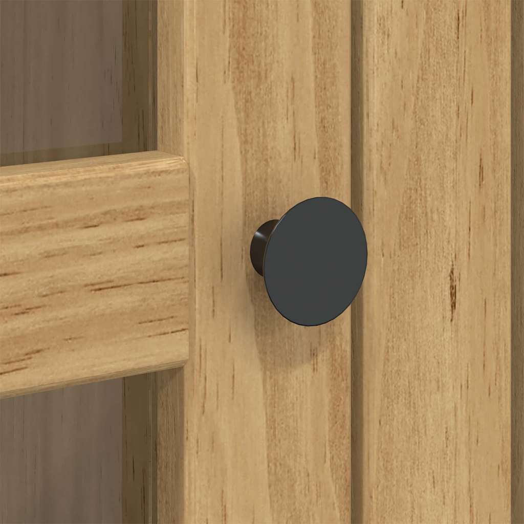 Armadio con Porte in Vetro BODO Marrone miele 42023485