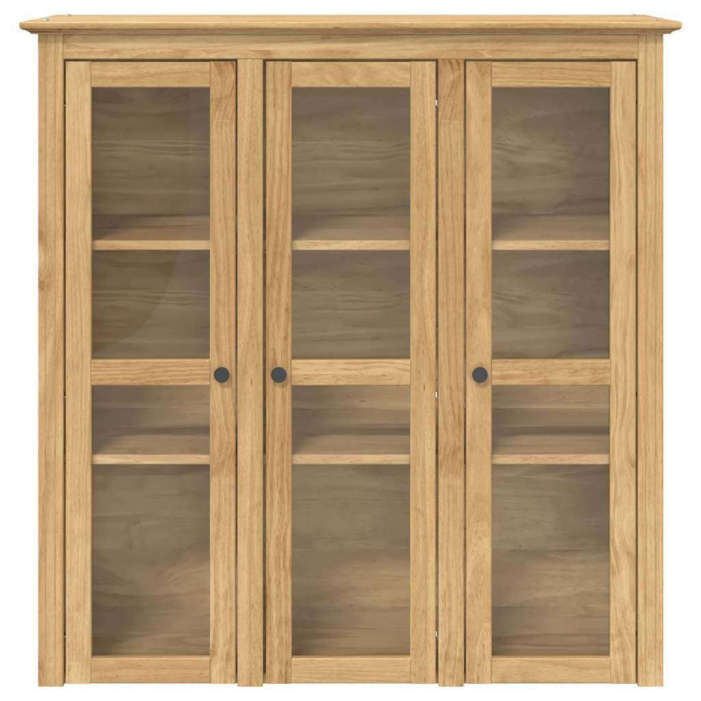 Armadio con Porte in Vetro BODO Marrone miele 42023485