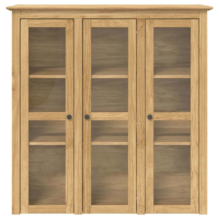 Armadio con Porte in Vetro BODO Marrone miele 42023485