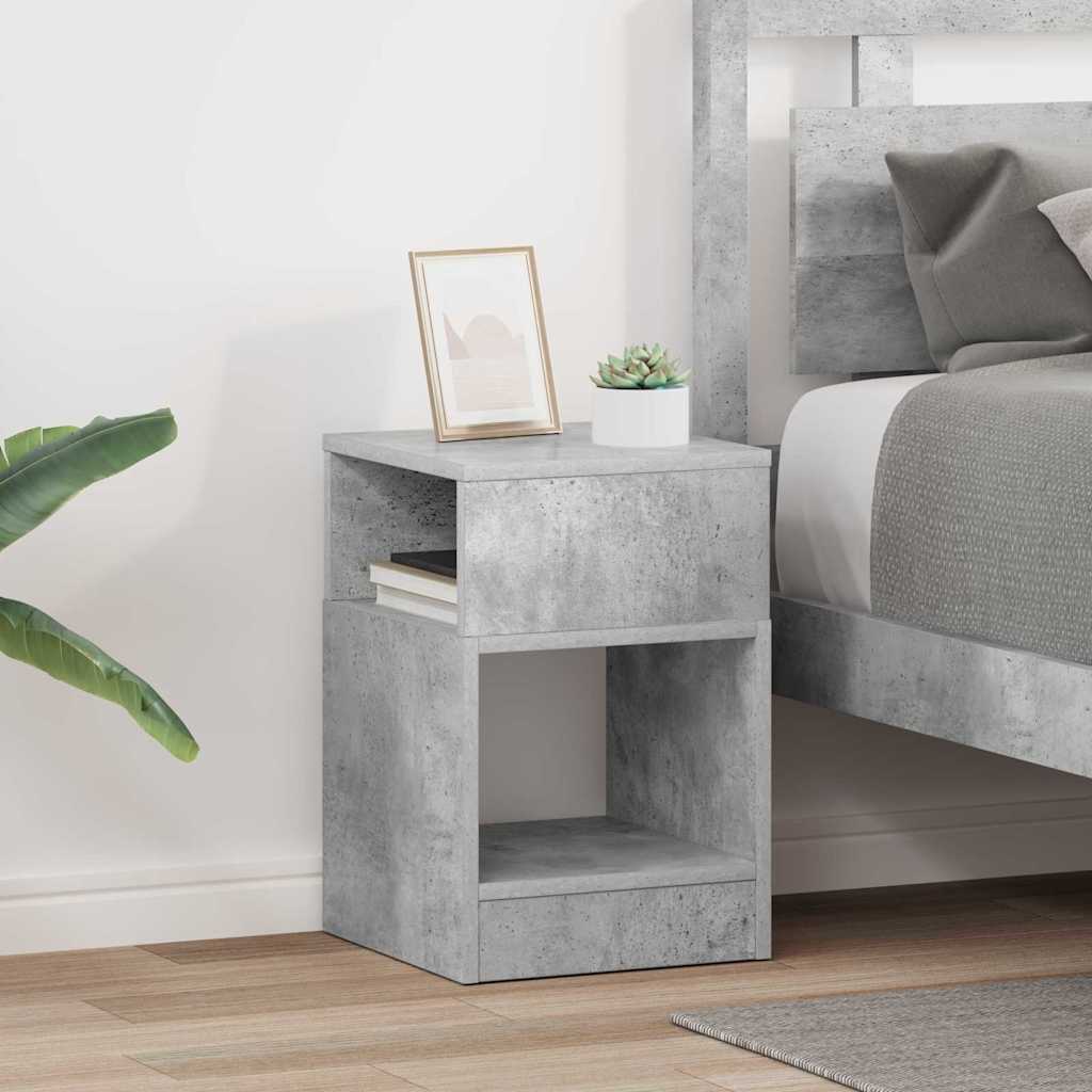 Tavolino 2 pcs Grigio cemento 30,5 x 30 x 45 cm 890903