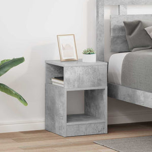 Tavolino 2 pcs Grigio cemento 30,5 x 30 x 45 cm 890903