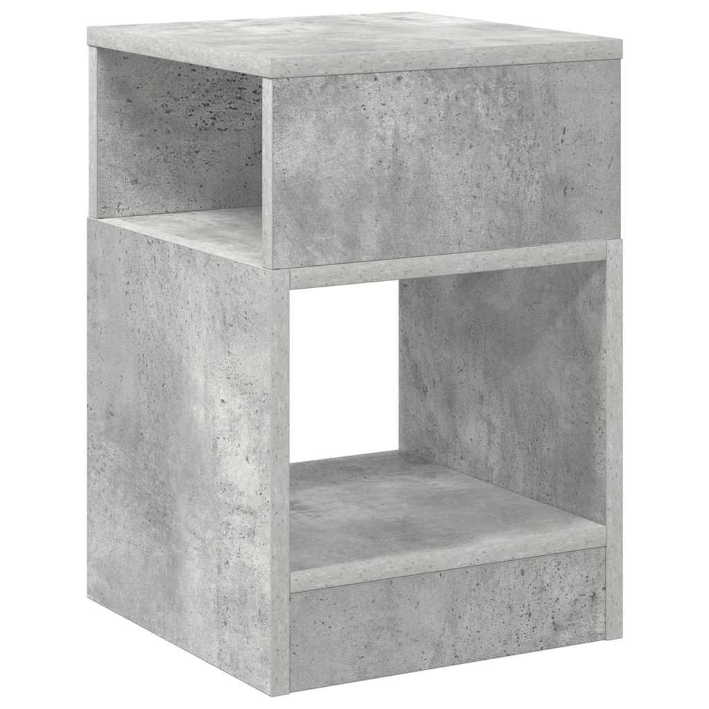 Tavolino 2 pcs Grigio cemento 30,5 x 30 x 45 cm 890903