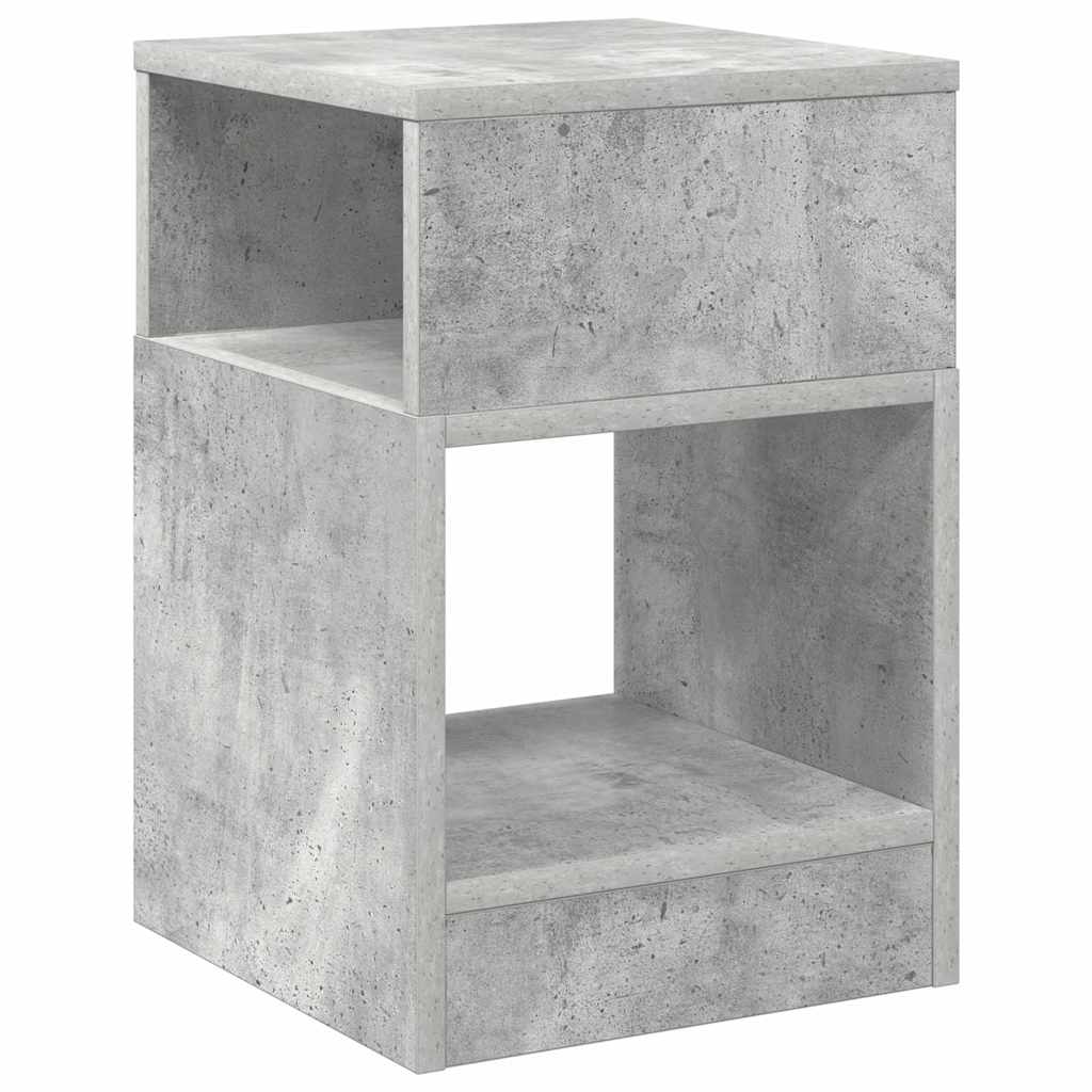 Tavolino 2 pcs Grigio cemento 30,5 x 30 x 45 cm 890903