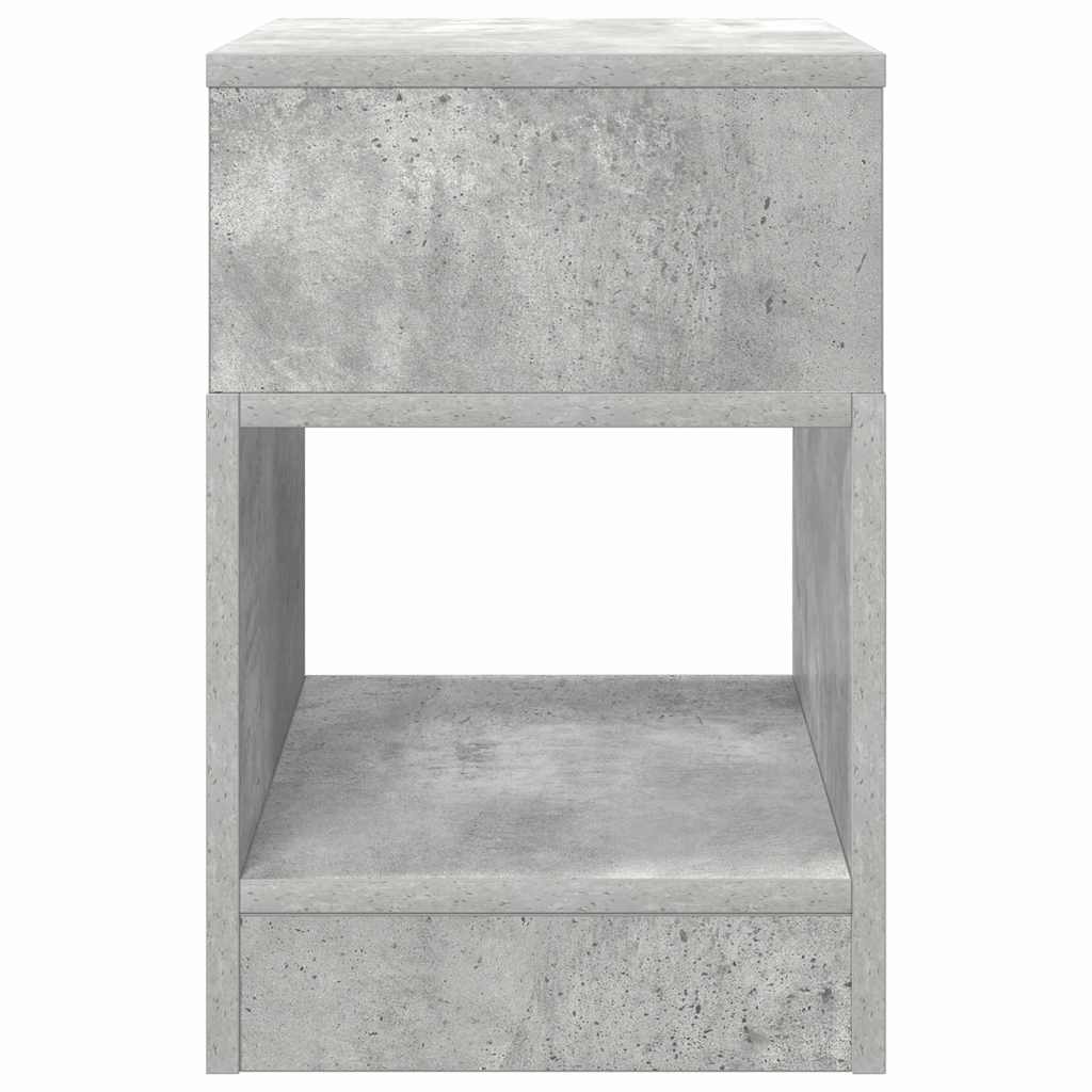 Tavolino 2 pcs Grigio cemento 30,5 x 30 x 45 cm 890903