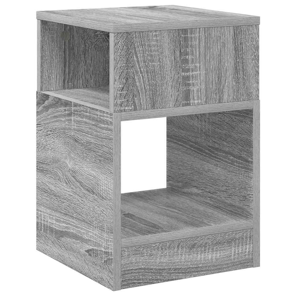 Tavolino Grigio Sonoma 30,5 x 30 x 45 cm Legno multistrato 890906
