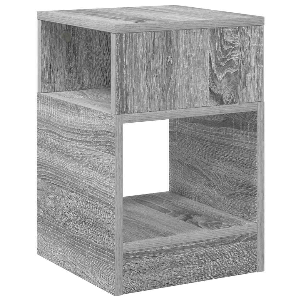 Tavolino Grigio Sonoma 30,5 x 30 x 45 cm Legno multistrato 890906
