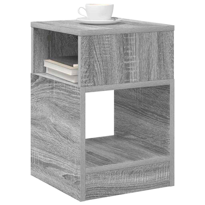Tavolino Grigio Sonoma 30,5 x 30 x 45 cm Legno multistrato 890906