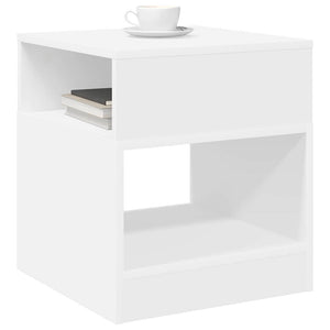 Tavolino 2 pcs Bianco 40,5 x 40 x 45 cm Legno multistrato 890913