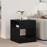 Tavolino Rovere Nero 40,5 x 40 x 45 cm Legno multistrato 890914