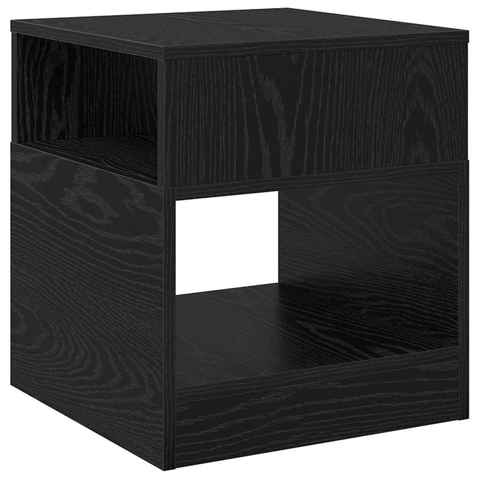 Tavolino Rovere Nero 40,5 x 40 x 45 cm Legno multistrato 890914