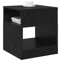 Tavolino Rovere Nero 40,5 x 40 x 45 cm Legno multistrato 890914