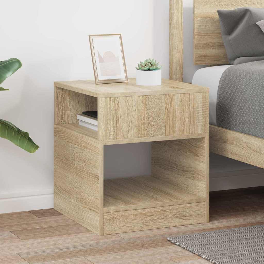 Tavolino Rovere Sonoma 40,5 x 40 x 45 cm Legno multistrato 890916
