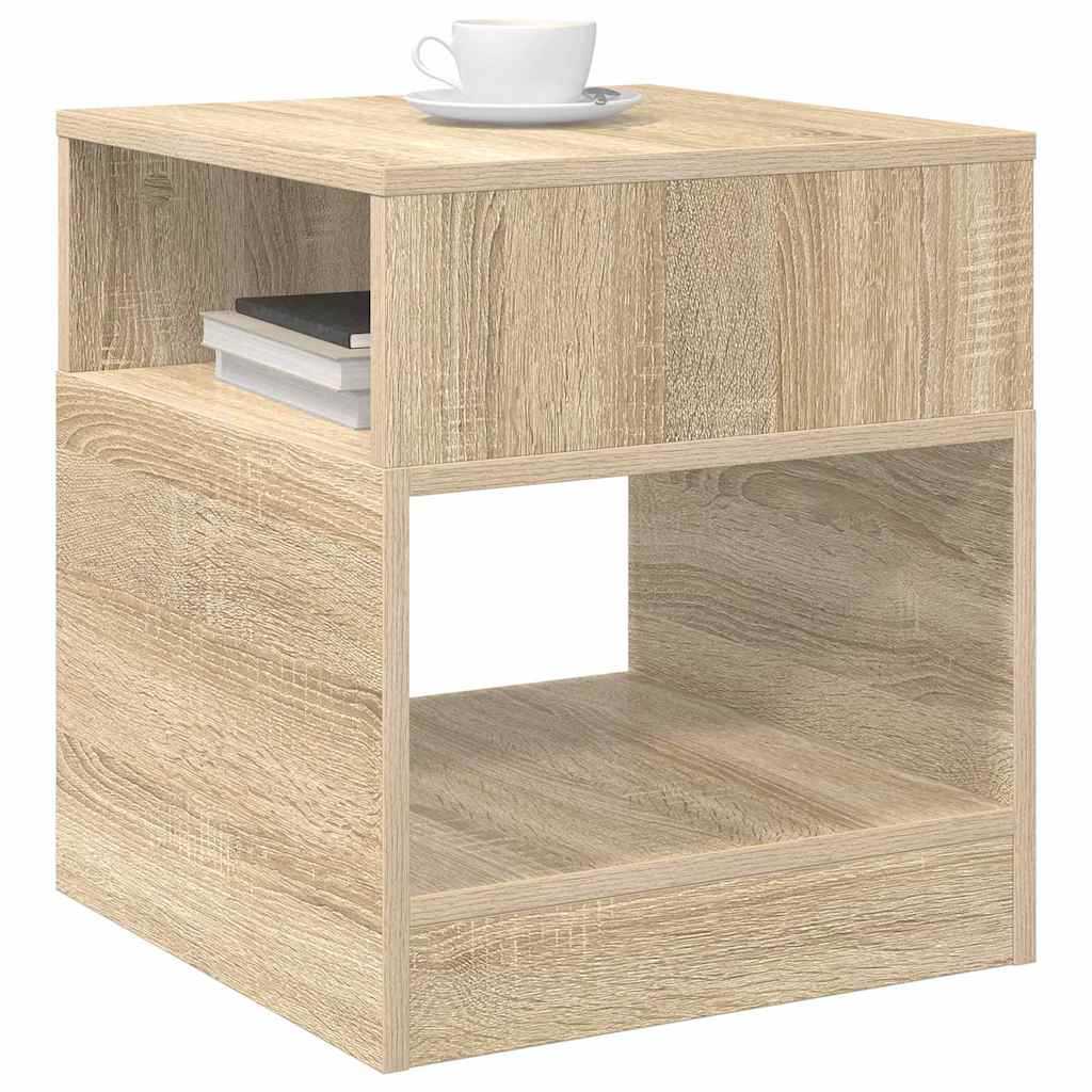 Tavolino Rovere Sonoma 40,5 x 40 x 45 cm Legno multistrato 890916
