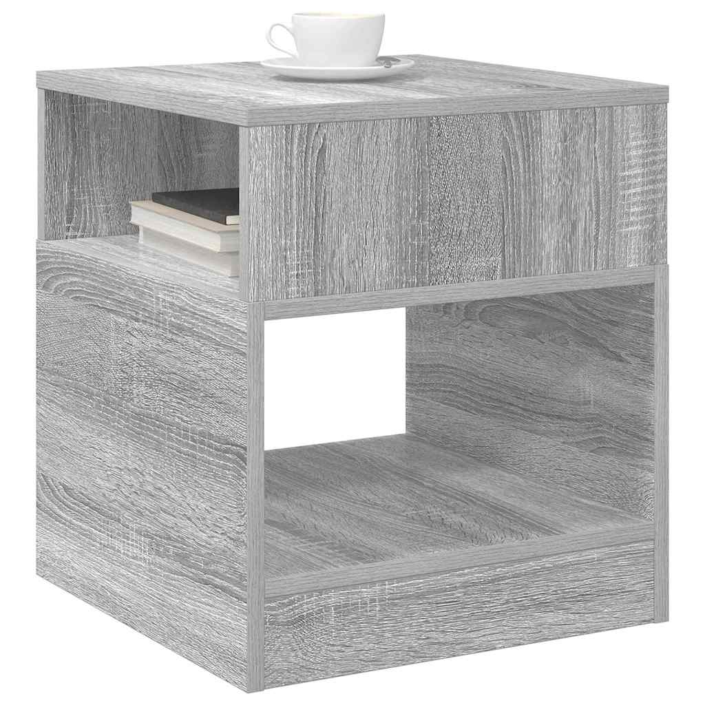 Tavolino Grigio Sonoma 40,5 x 40 x 45 cm Legno multistrato 890922