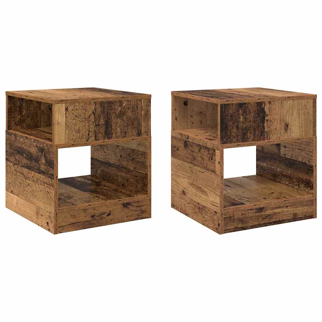 Tavolino 2 pcs Legno vecchio 40,5 x 40 x 45 cm 890925