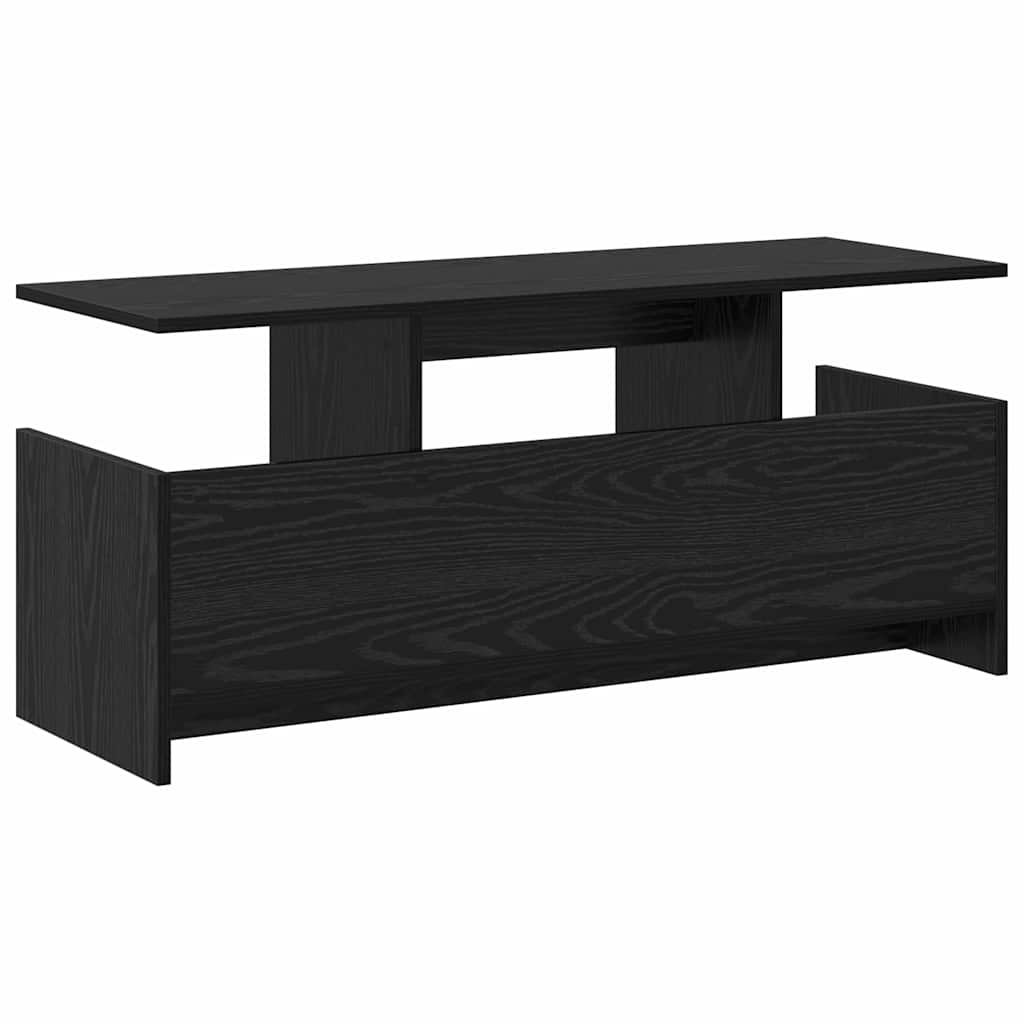 Supporto TV Rovere Nero 102 x 35 x 45 cm Legno multistrato 890993