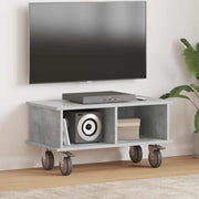 Supporto TV Grigio cemento 68,5 x 35 x 35 cm Legno multistrato 891043