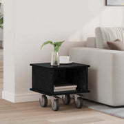 Supporto TV Rovere Nero 37 x 35 x 35 cm Legno multistrato 891049