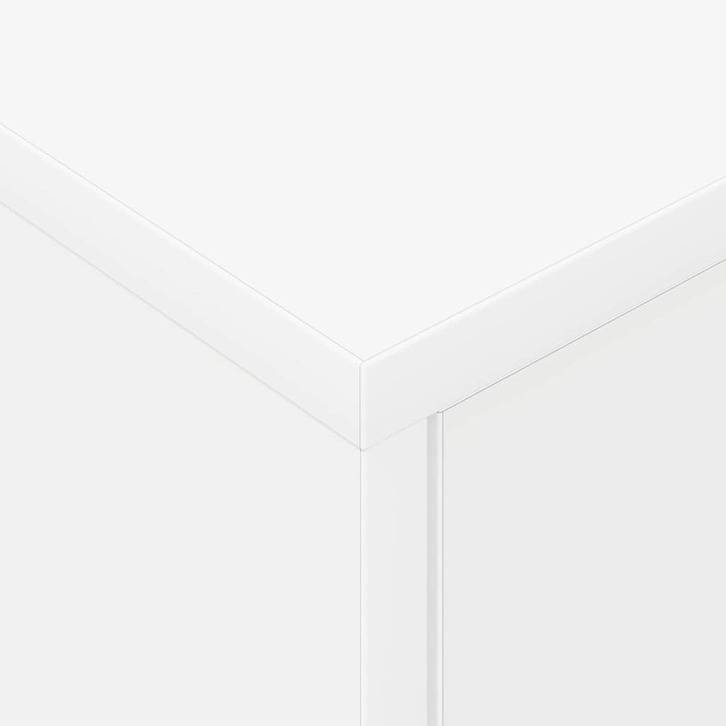 Comodino Bianco 40,5 x 40 x 48 cm Legno multistrato 891056