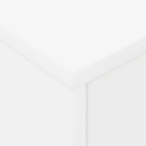 Comodino Bianco 40,5 x 40 x 48 cm Legno multistrato 891056